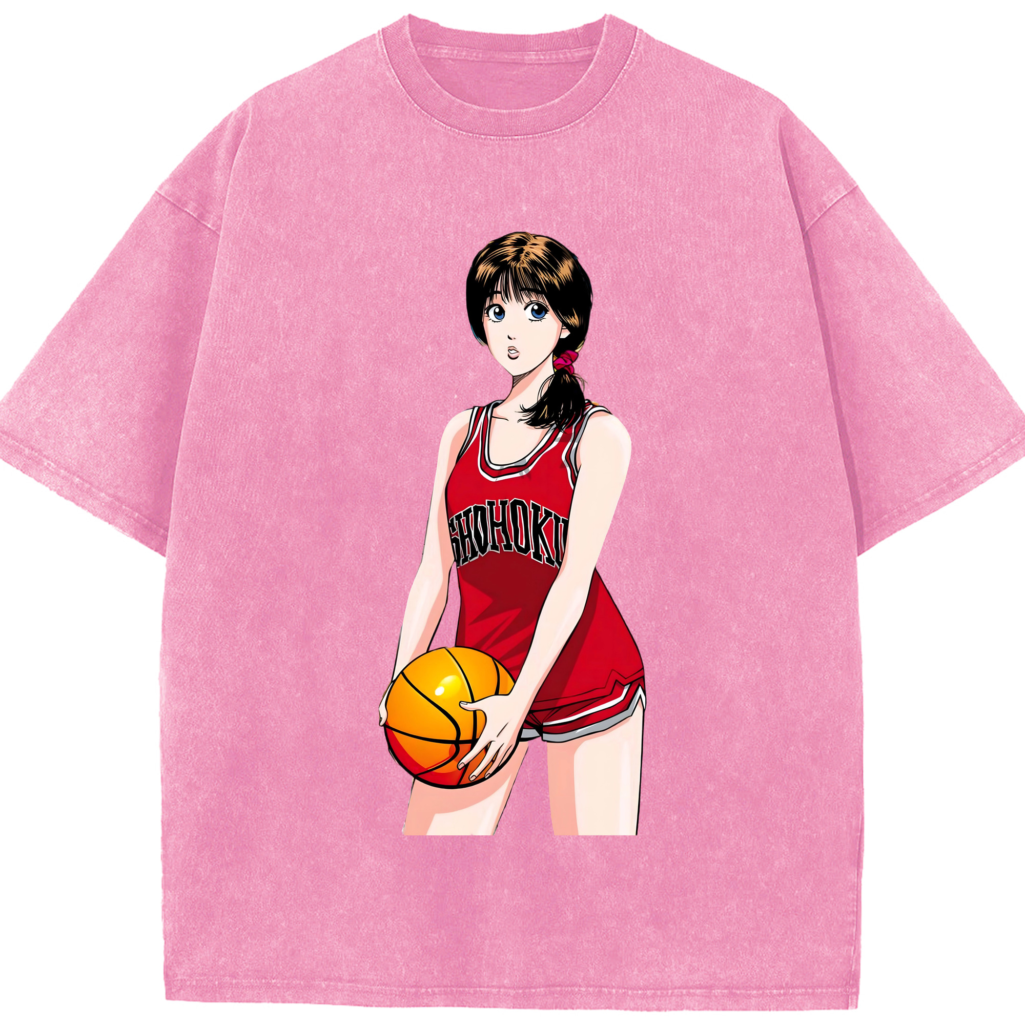 （画像用） SLAM DUNK／スラムダンク 綿100% ヴィンテージ風 半袖Tシャツ（フロントプリント）
